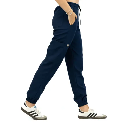 Spodnie medyczne SCRUBS MEDI TEDDY - LLEVANTI NAVI CALM